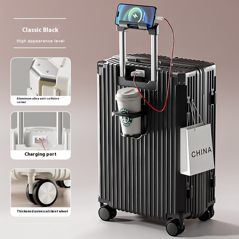 Premium Multifunctional Large-Capacity Carry-On Trolley Case
