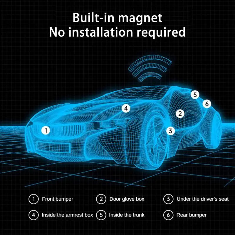 GF10 Car GPS Locator Tracker Mini For Senior Citizens – Dementia, Alzheimer's, Special Needs GPS Tracking Device Life Saving Str - Korvel