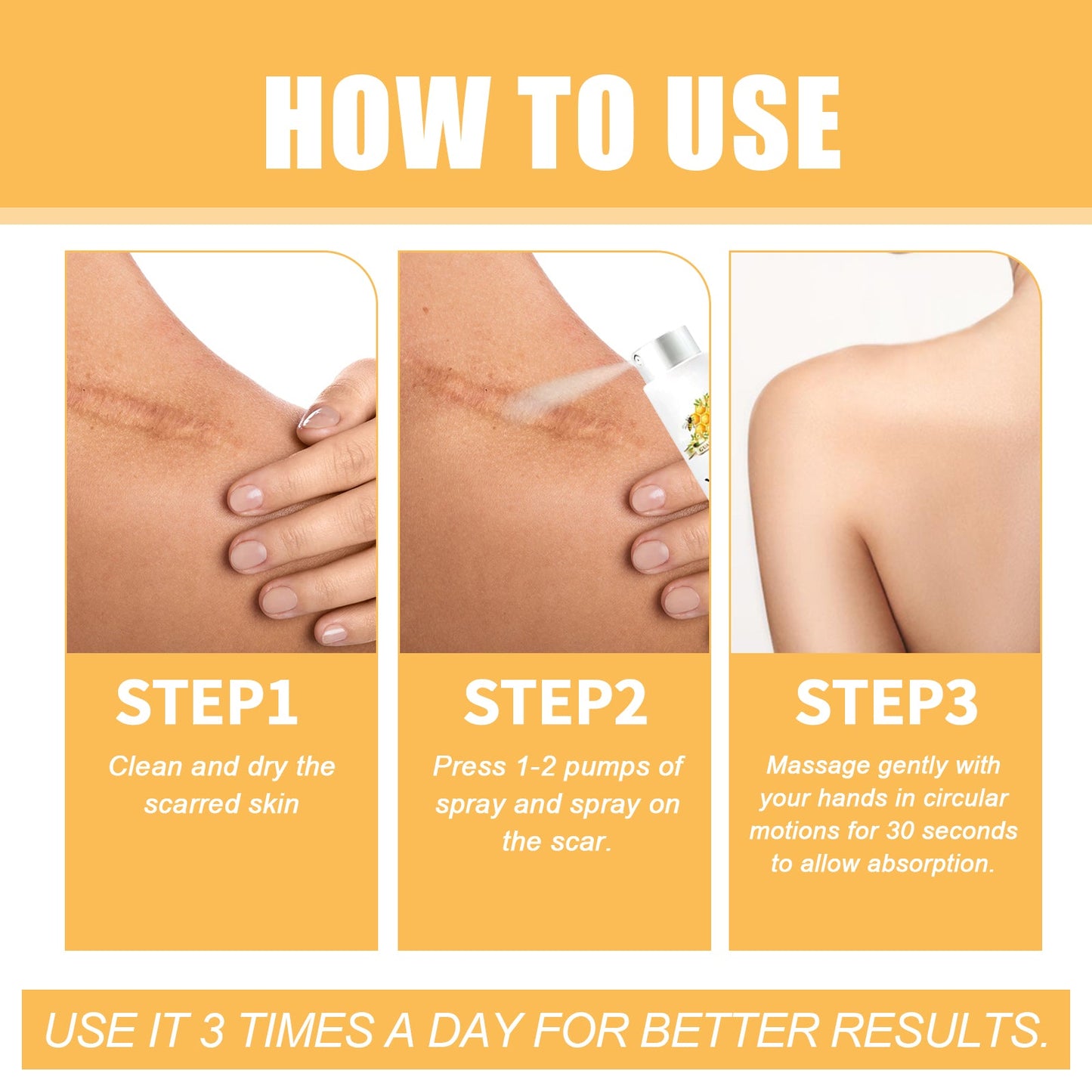 Spray de soin de la peau Melittin pour les cicatrices postpartum