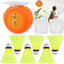 Badminton Trainer Set Badminton Practice Equipment Self-Study Badminton Rebound Device for Kids Adult Indoor Outdoor Exercise - Korvel