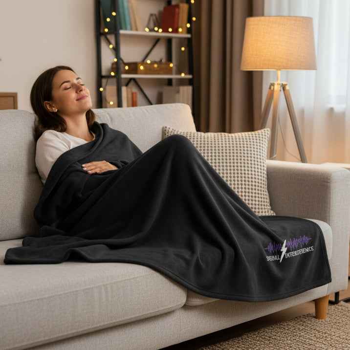 Couverture Sherpa Signal Interference – Couverture de Sensibilisation à l'Épilepsie