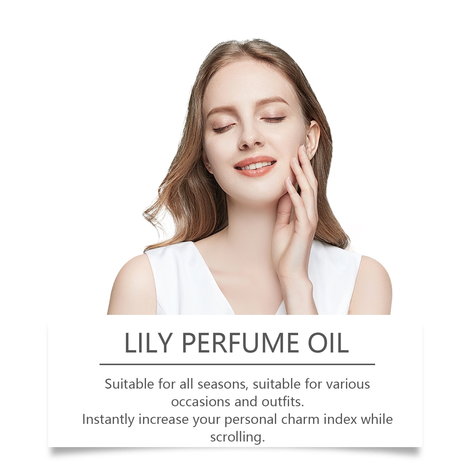 Ladies Pheromone Ball Lily Perfume, Mild And Long-Lasting Fresh Fragrance Portable Fragrance - Korvel