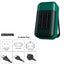 500W Portable Electric Fan Heater for Home & Office
