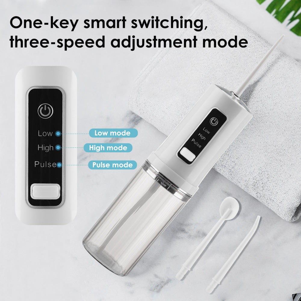 3 Gears Can Be Stored In The Tooth Rinser Household Electric Tooth Cleaner Water Floss Electric Tooth Rinser Tooth Cleaner - Korvel
