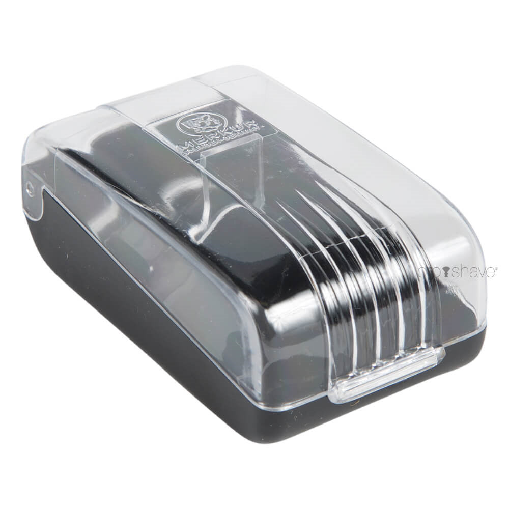 Caja de Viaje de Plástico Merkur para Almacenamiento Seguro de Afeitadoras