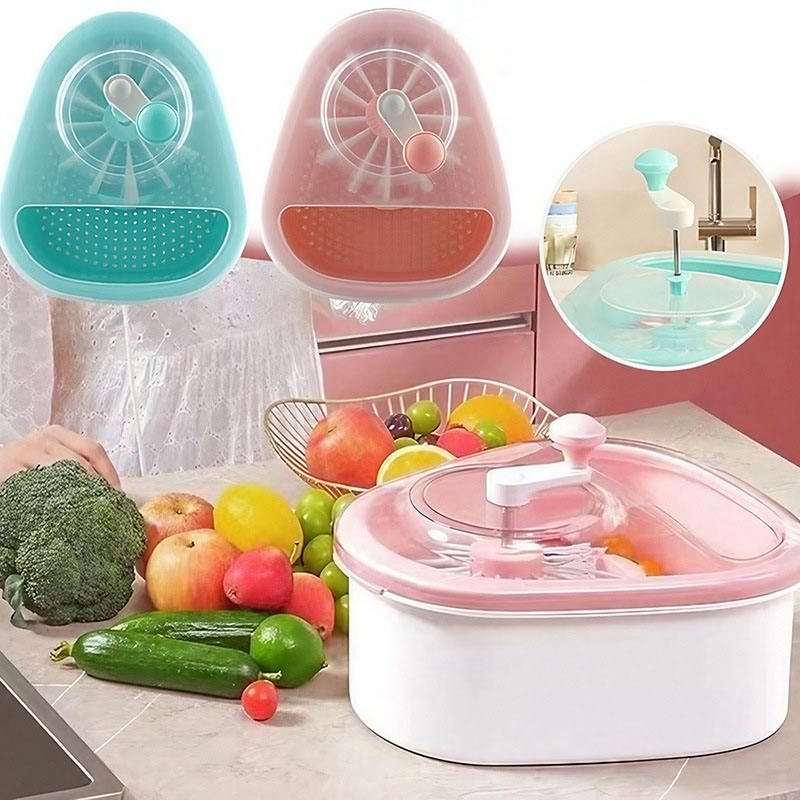Washing fruits without hand washing fruit basin draining basket to remove pesticide residues and stains - Korvel