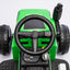 12V Electric Ride-On Tractor "Black Knight" with Detachable Tugboat