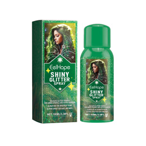 Color Brightening Glitter Spray, Party Hair Body Spray Shimmer Highlight Brightening Glitter Spray - Korvel
