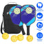 Ensemble de Pickleball Premium avec Paddles en Fibres de Verre et Sac de Transport