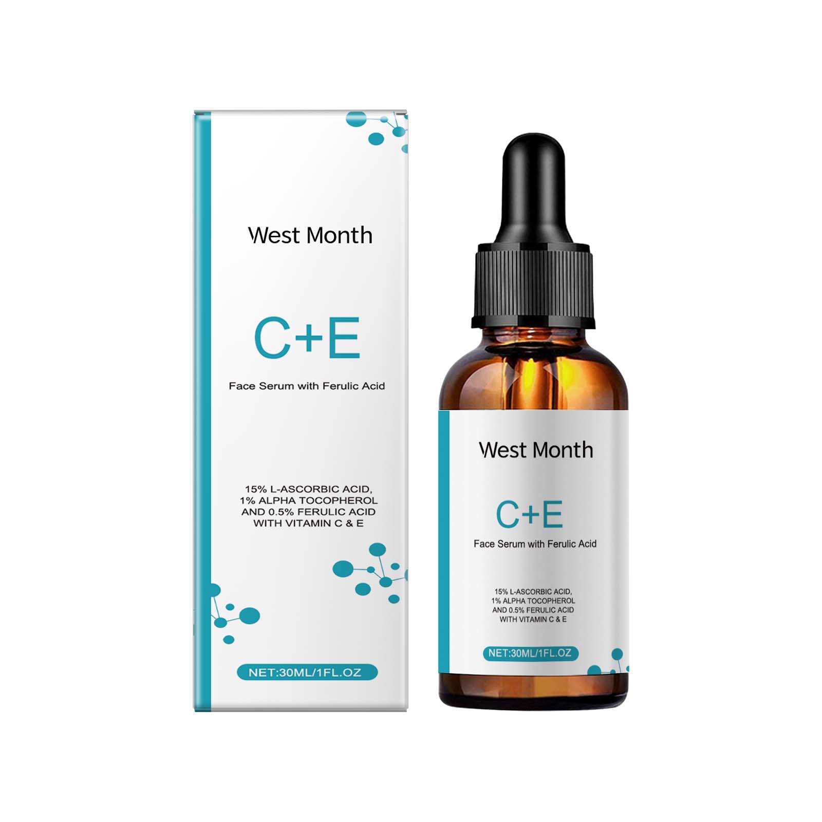 Vitamin C Facial Serum, Moisturizing, Moisturizing, Brightening And Revitalizing Skin Care - Korvel