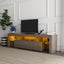 20 minutes quick assembly brown simple modern TV stand - Korvel