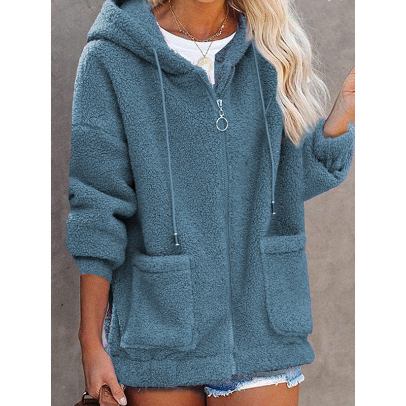Cardigan ample imprimé sans bouton