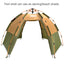 Hexagonal Speed-Opening Rainstorm-Proof Camping Tent
