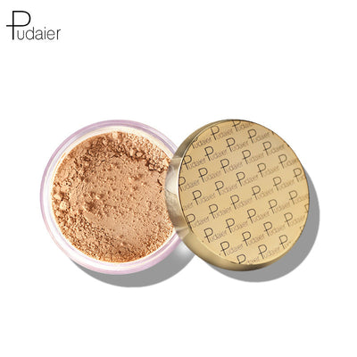 Pudaier Mineral Matte Pearlescent Loose Powder High Gloss Repair Powder Concealer Fixing Powder - Korvel
