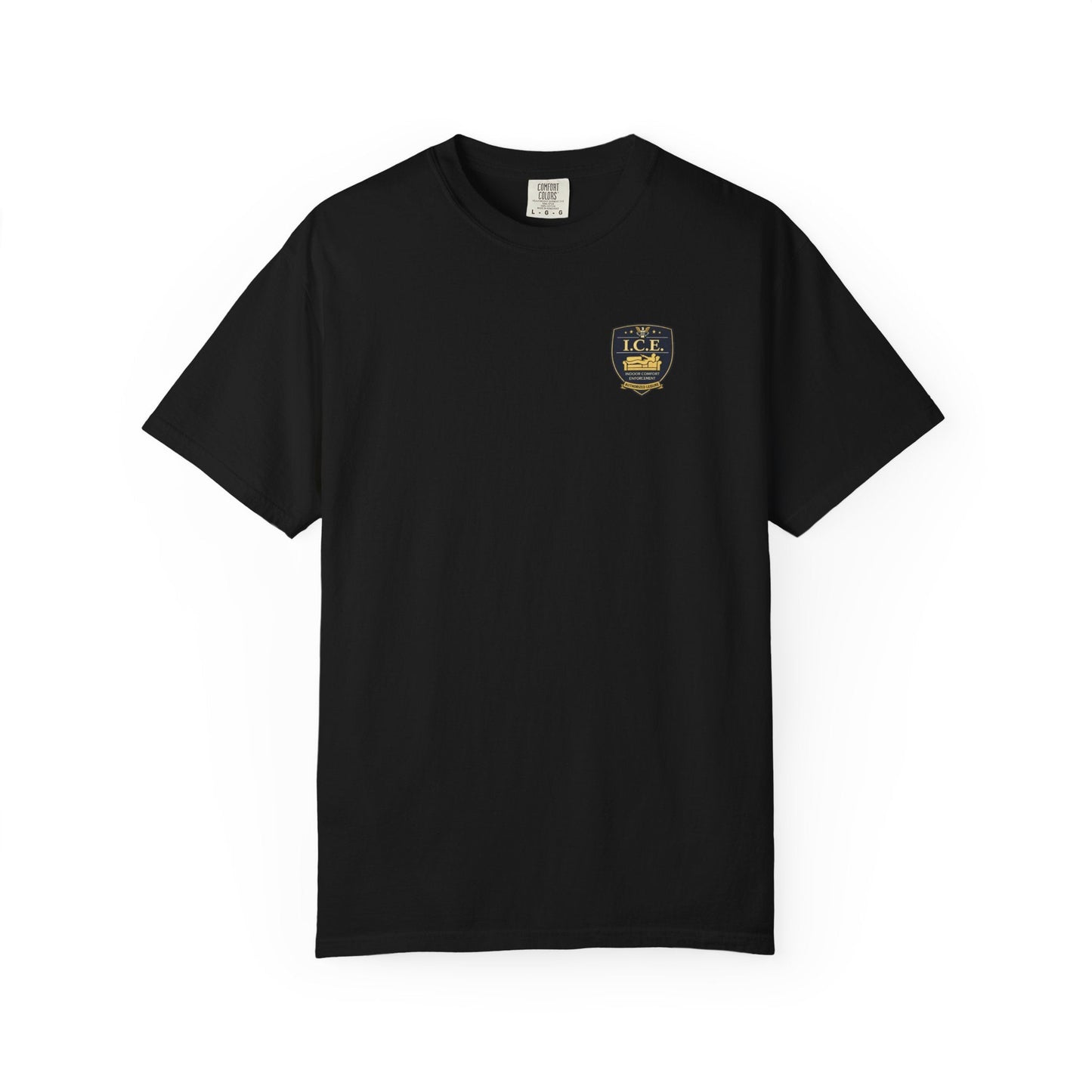 I.C.E. Badge T-Shirt | Institute of Cozy Excellence Tee
