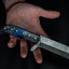 Handcrafted Damascus Bull Cutter Knife – 256-Layer Precision Blade - Korvel