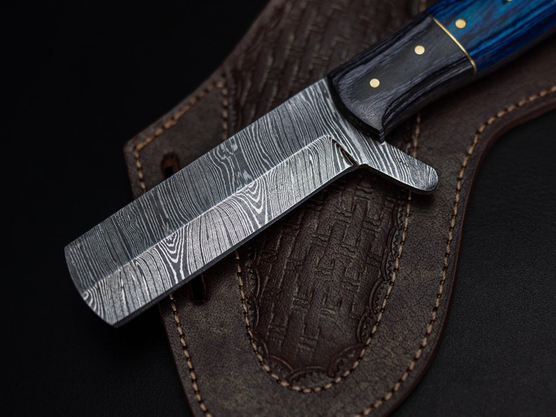 Handcrafted Damascus Bull Cutter Knife – 256-Layer Precision Blade - Korvel