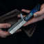 Handcrafted Damascus Bull Cutter Knife – 256-Layer Precision Blade - Korvel