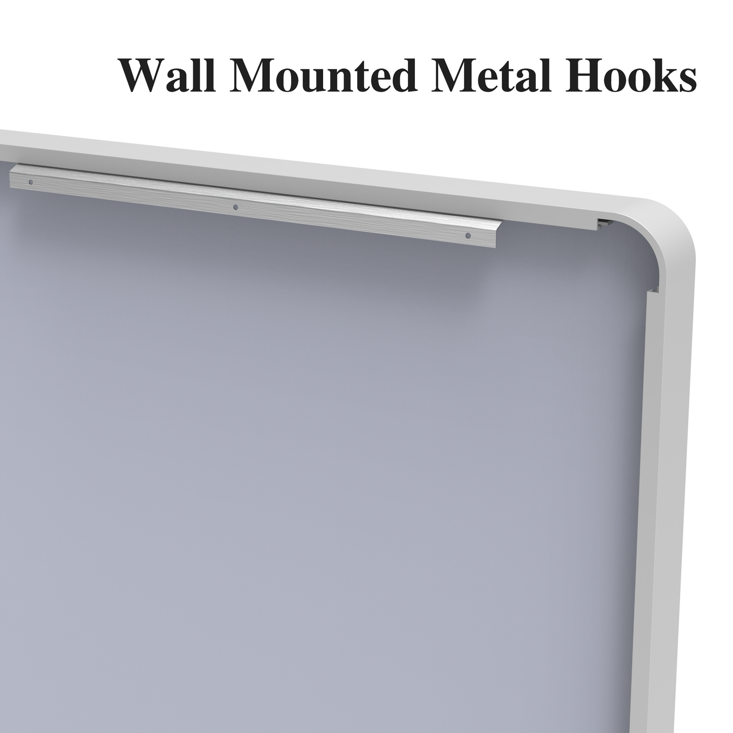 Large Movable Tray Bathroom Mirror with Aluminum Frame