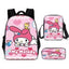 New Cartoon School Bag Printing Custom Bookbag High Quality Backpack Pencil Cases Kids Bags For Girls - Korvel