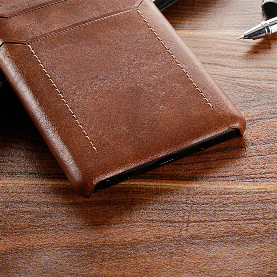 Card Holder Case for Samsung Galaxy Note 9 8 Luxury Leather Wallet Shockproof Slim Hard Back Cover for Galaxy - Korvel