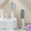 Upgraded Press Type Cleaning Design Air Cushion Comb For Women's Long Hair Air Bag Massage Comb Household Comb - Korvel