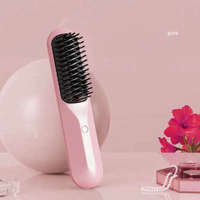 Household and business travel wireless portable electric heating small shape straightening comb - Korvel