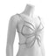 Cadena Corset Mariposa Minimalista con Perlas Imitación