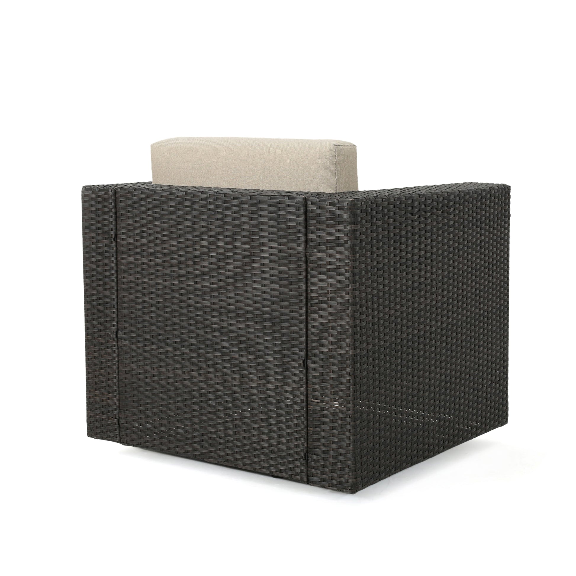 PUERTA MP1 SWIVEL CHAIR-DARK BROWN - Korvel