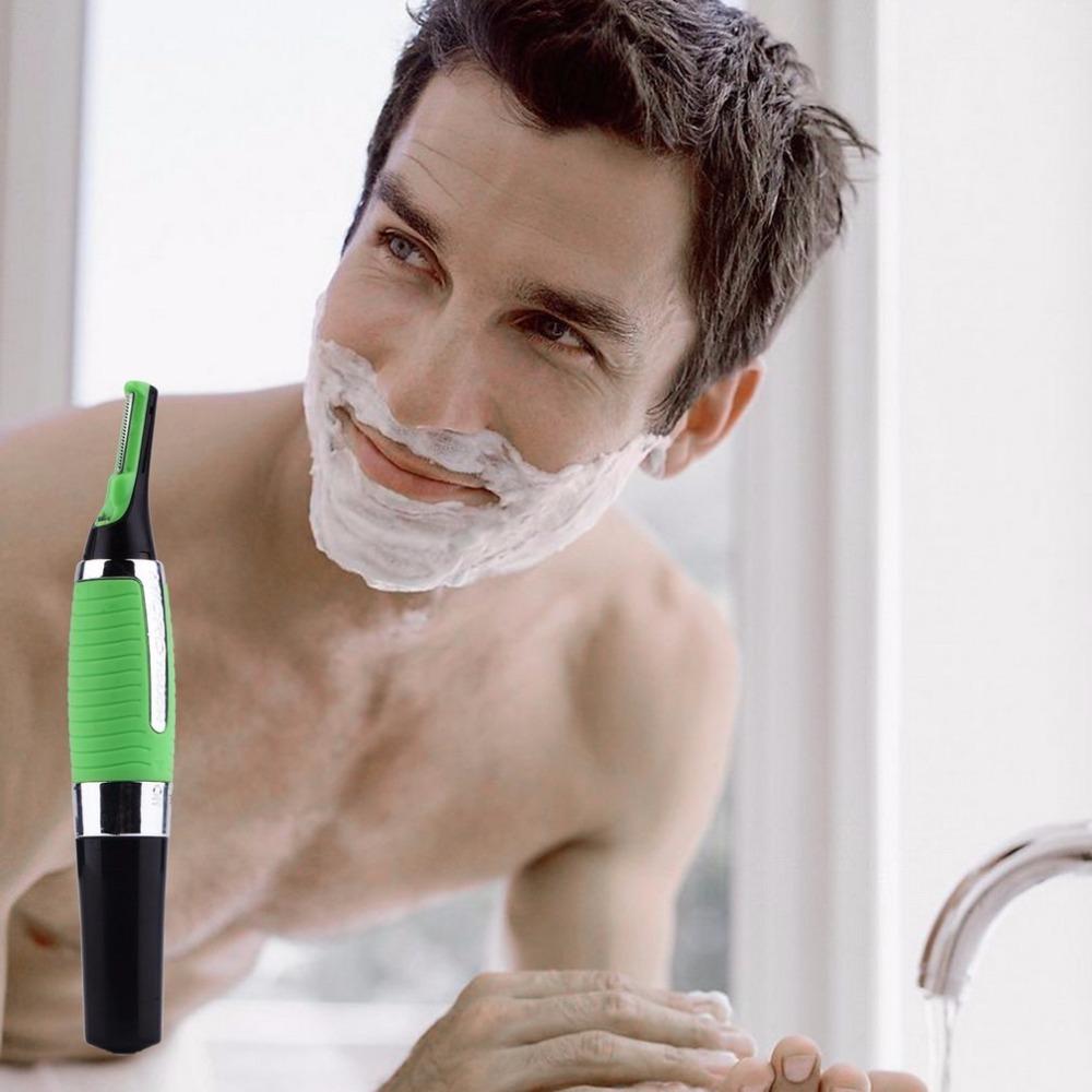 Micro Precision Trimmer with LED Light for Eyebrows, Ears, and Nose