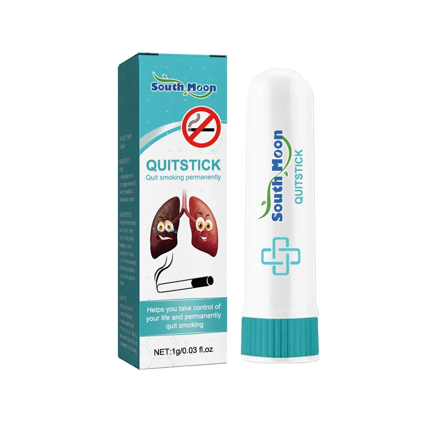Quit Stick, Relieve Nasal Congestion And Discomfort Nasal Cleaning Repair Body Care Stick - Korvel