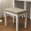 46.5-inch dressing table with adjustable LED lighting mirror and charging station, equipped with soft cushioned stool - Korvel