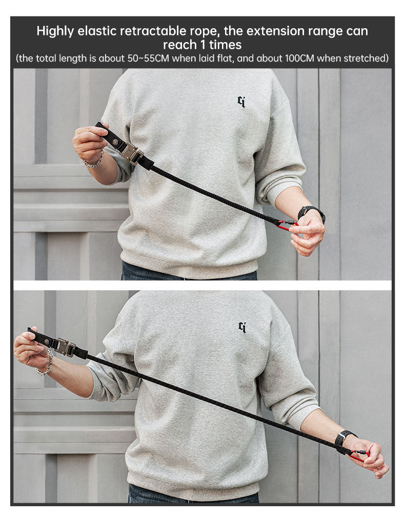 Func. tool rope, equip. tools, phone anti-loss hooks, bag & pant dec. ropes - Korvel