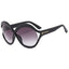 oversized round sunglasses for women leopard brown big frame sun glasses - Korvel