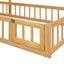 Cama Infantil de Madera de Tamaño Twin con Cabecera Desmontable