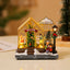 Christmas gifts, Christmas decorations, glowing music, houses, resin crafts, creative desktop ornaments - Korvel
