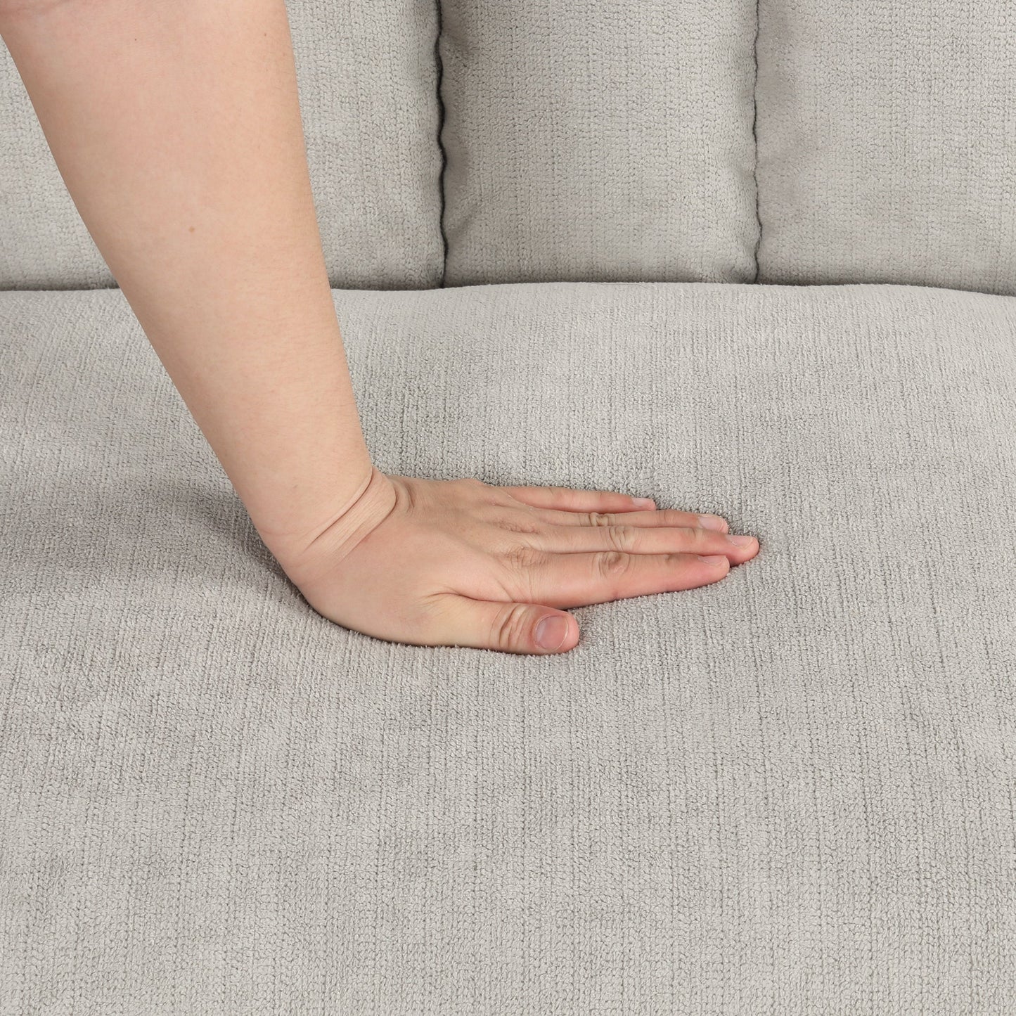 U_STYLE Convertible Soft Cushion Sofa Pull Bed ,for Two People to Sit On - Korvel