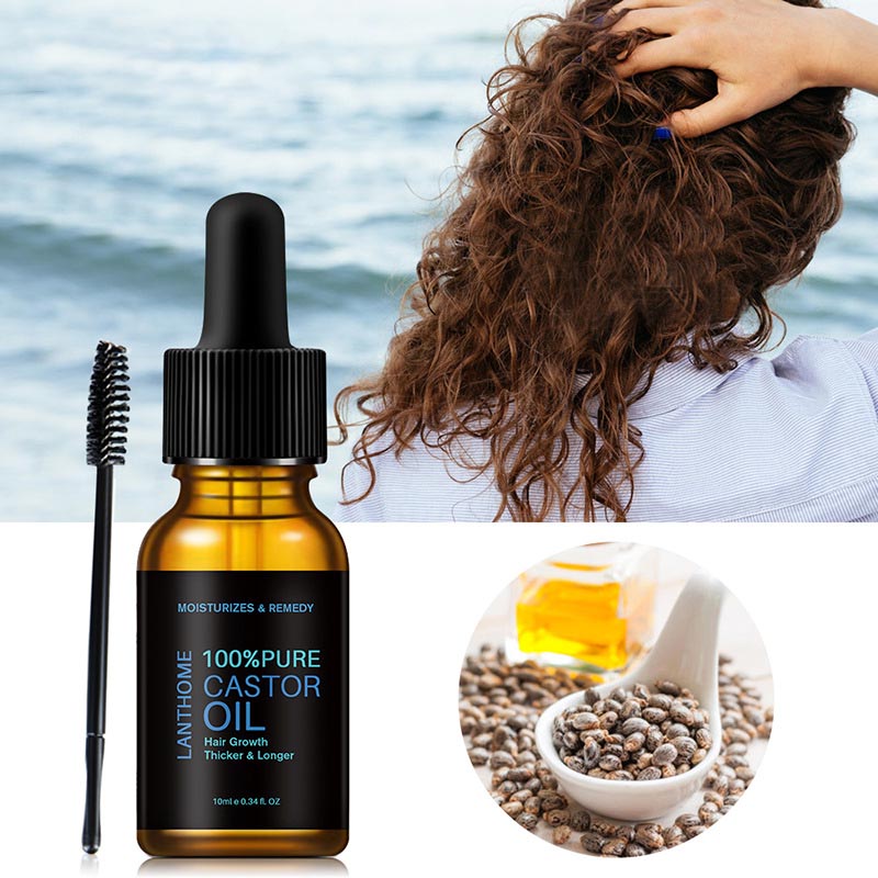 Après-shampoing pour mascara à l'huile de ricin premium - 10ml