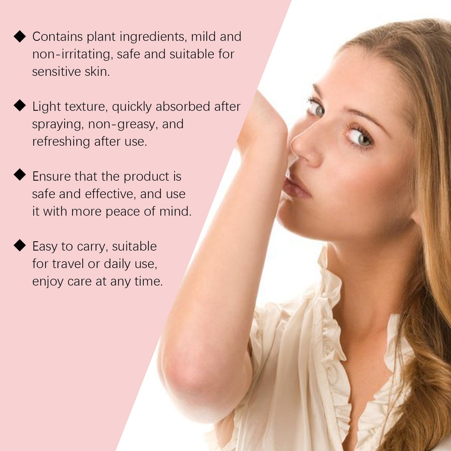 Women's Hair Flower Fragrance Perfume Spray Nourishing Hair Deep Hydrating Fresh Floral Fragrance Hair Perfume Spray - Korvel