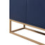 TREXM Modern Sideboard Elegant Buffet Cabinet with Large Storage Space for Dining Room, Entryway (Navy) - Korvel