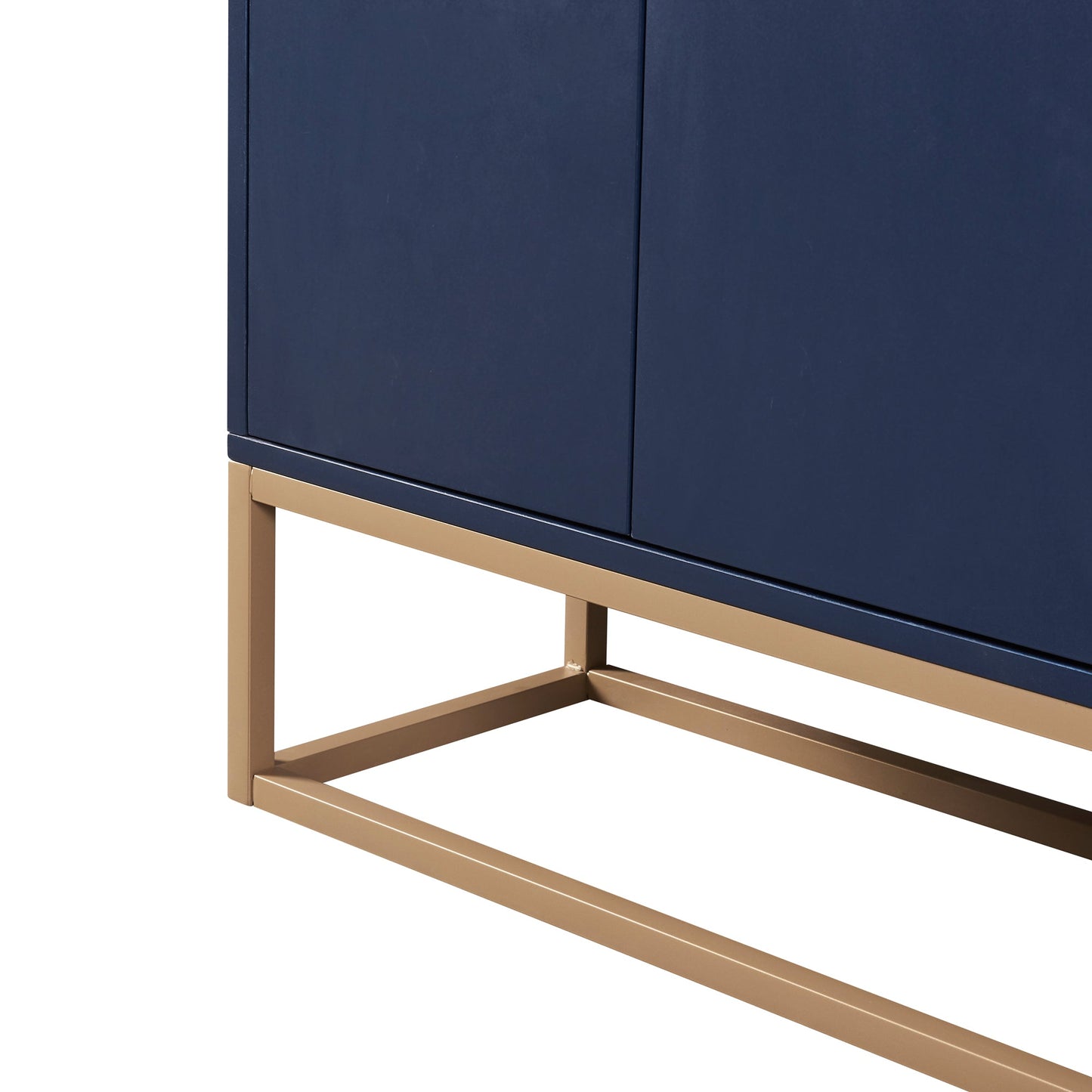 TREXM Modern Sideboard Elegant Buffet Cabinet with Large Storage Space for Dining Room, Entryway (Navy) - Korvel