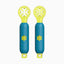 Rice paste complementary food spoon hole shaped children's tableware wholesale mother and baby products silicone grinding gum - Korvel