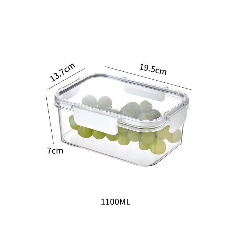 Freshness preservation box food grade refrigerator special storage box freezer with lid - Korvel