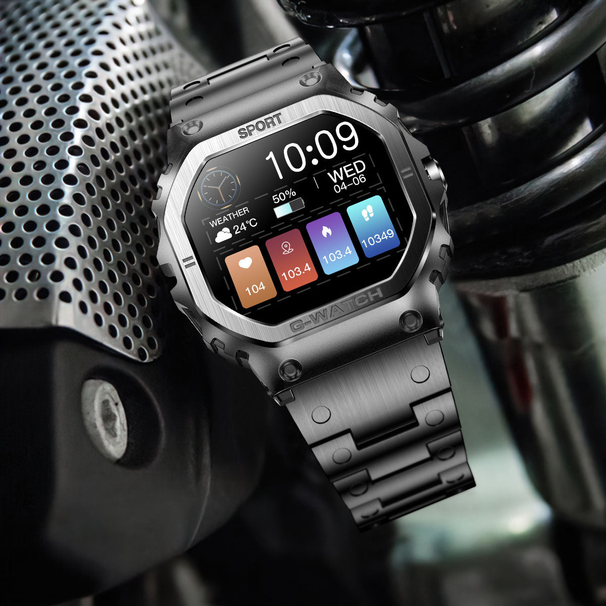 I108 Smartwatch with High-Definition Display and Bluetooth Connectivity