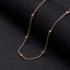 Fashion stainless steel round snake bag bead chain multi-color accessory chain necklace collarbone chain - Korvel