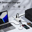 USB C Charger, MANTO 65W 5-in-1 GaN USB Charging Station, Super Fast Charger with 2 USB C Ports, 2 USB Ports and 1 Outlet - Korvel