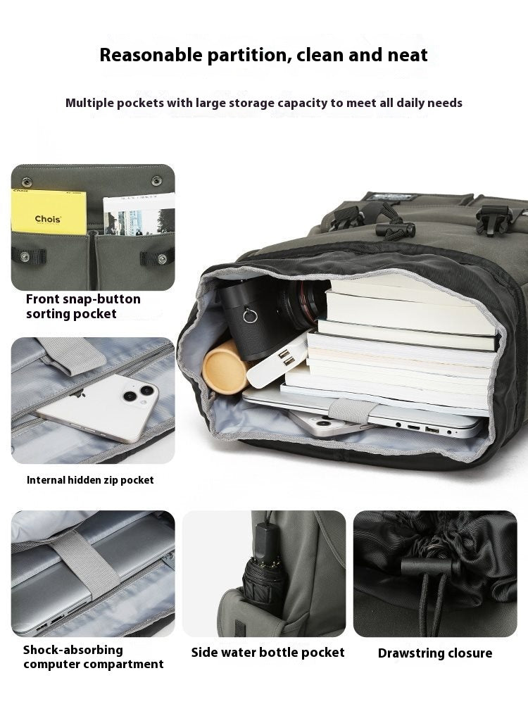 Mochila de Viaje Portátil para Hombre