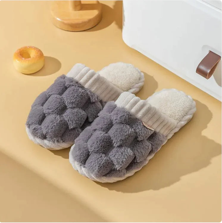 Zapatillas de Invierno de Algodón Acogedor para Mujeres
