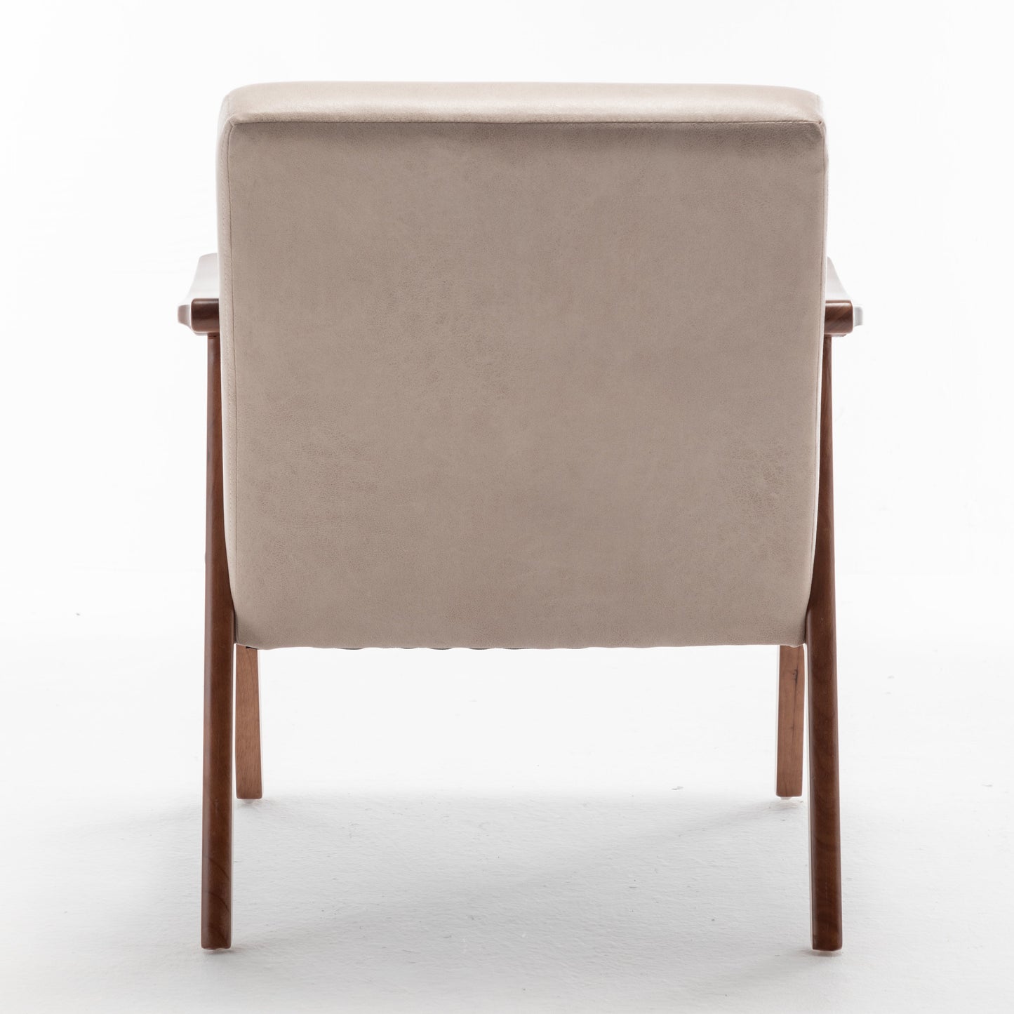 Mid-Century Modern Solid Wood Accent Chair