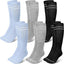Pregnant women's elastic compression socks mid length calf socks pressure socks women's jump rope elastic cycling socks - Korvel